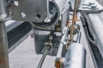 Auflaufbremse mit Rückfahrautomatik