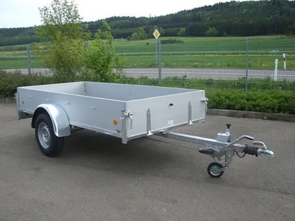 Einachser Tieflader Anhänger von HIRTH