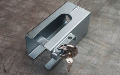 Kastenschloss zur Diebstahlsicherung von HIRTH Anhängern