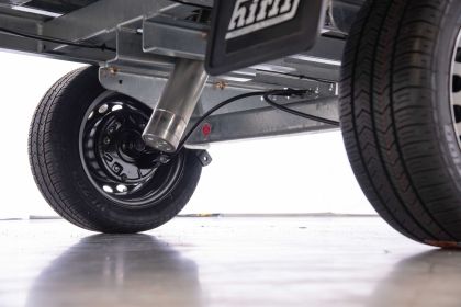 Wartungsfreie Gummifederachse