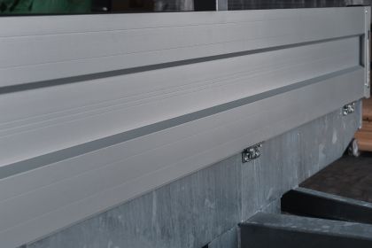 Eloxierte Aluminium-Bordwände