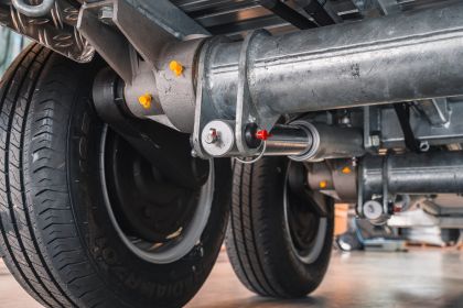 Hydraulisch absenkbare Schwenkachse (BPW)