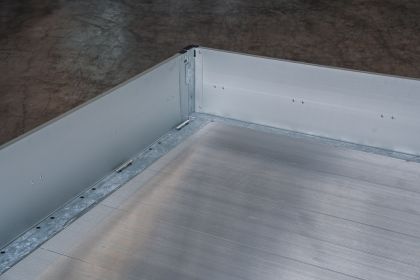 Voll-Alu-Boden ohne Holzunterbau