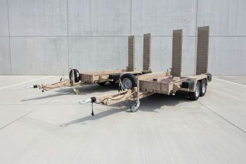 HIRTH Minensuchroboteranhänger Tieflader