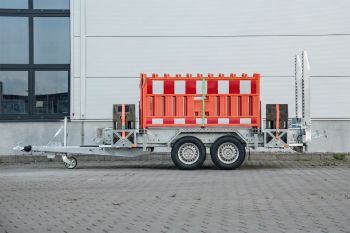 HIRTH Baumaschinentransporter Tieflader